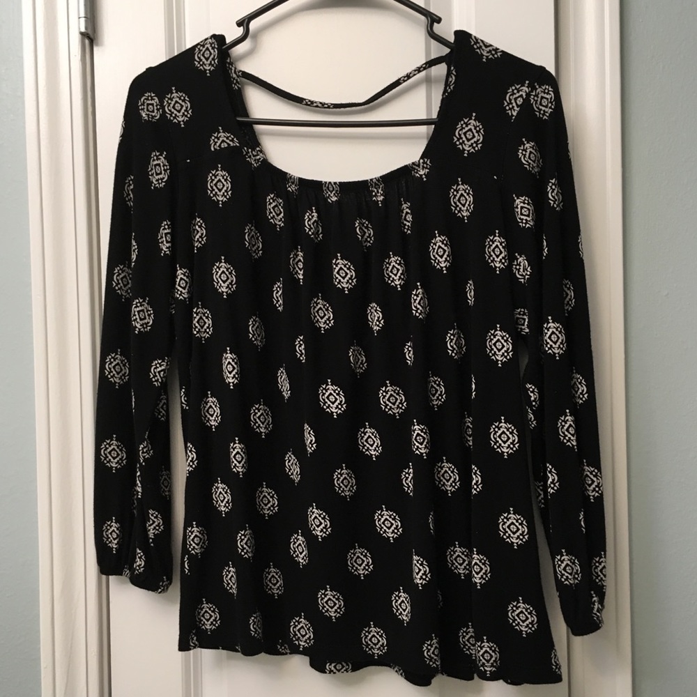 Old Navy Boho Patterned Top, Size XS